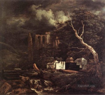 Jacob van Ruisdael Painting - El cementerio judío Jacob Isaakszoon van Ruisdael
